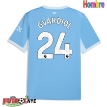 Camiseta Manchester City Josko Gvardiol #24 Primera Equipación 2026-27 manga corta